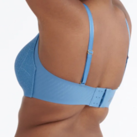 Knix Wingwoman Knixy Lace Bra Size 8 in Daylight Blue - Picture 2 of 7